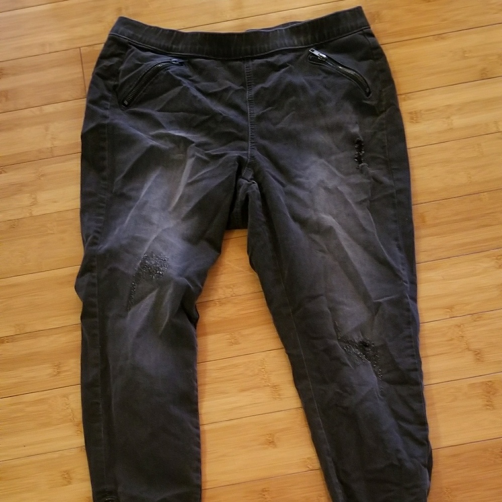 Lane Bryant pull on jeggings